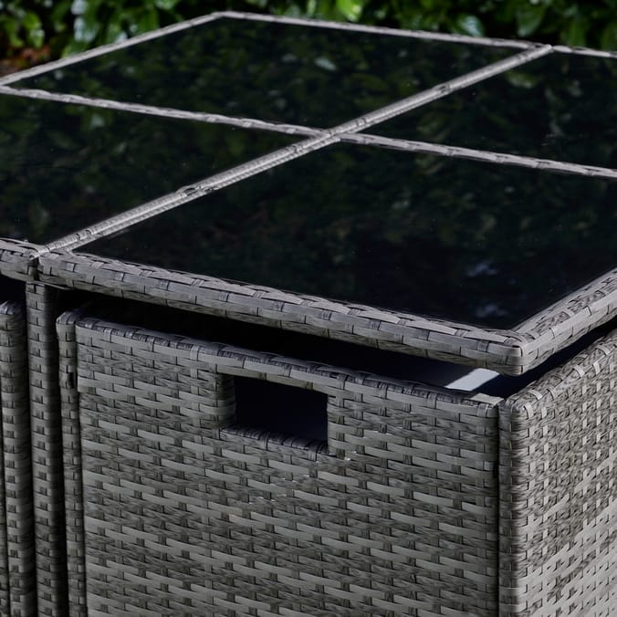 5 piece cube on sale garden furniture