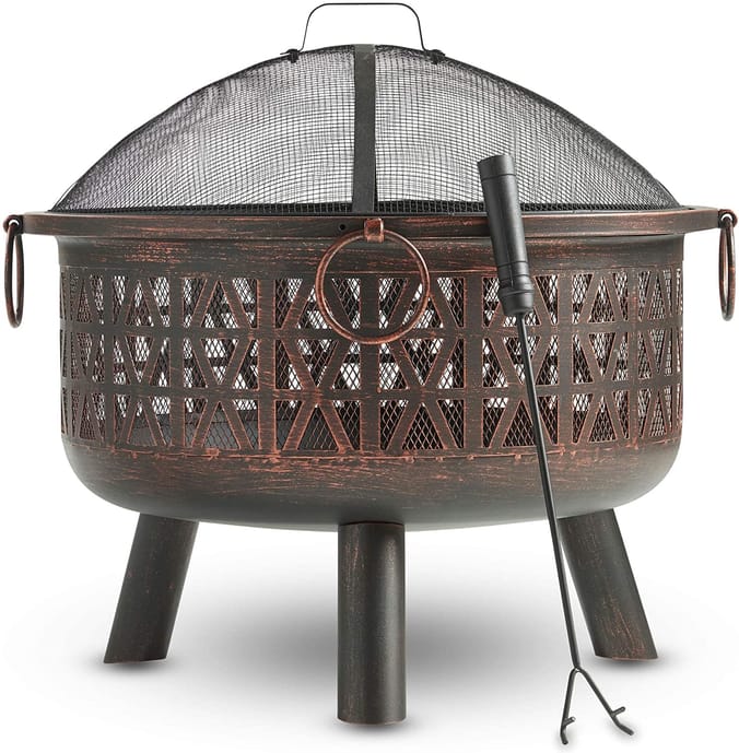 VonHaus Geo Fire Pit