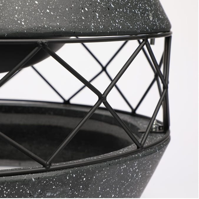 Spinningfield MgO Concrete Effect Fire Pit Home Bargains