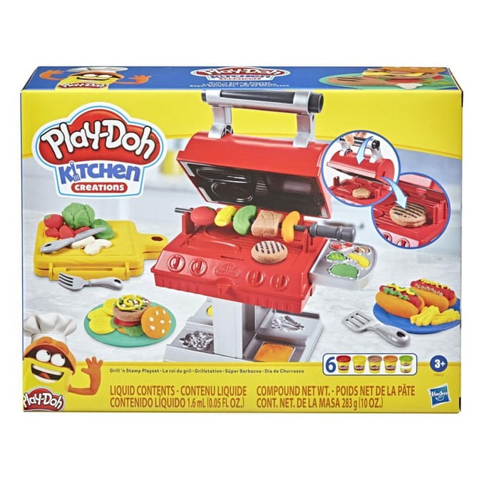 Play-Doh Kitchen Creations Burger Barbecue Age 3+ Toy - BLACK Market