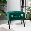 Home Collections: Decorative Storage Ottoman - Green