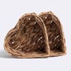 Home Collections: 2 Heart Shaped Baskets - Small 