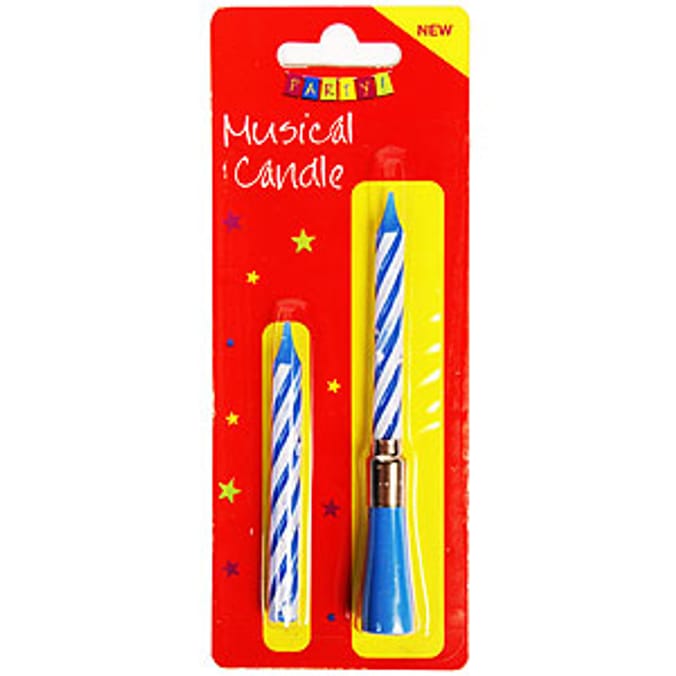 Musical Birthday Candle Home Bargains