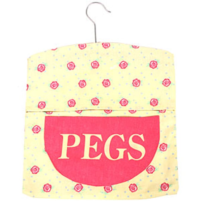 Floral Peg Bag Home Bargains