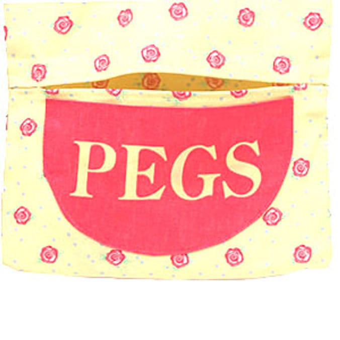 Floral Peg Bag Home Bargains