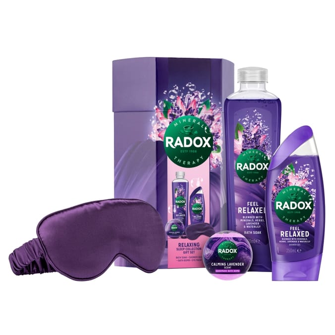 Radox Relaxing Sleep Collection 3 Piece Gift Set , three mask sleeping