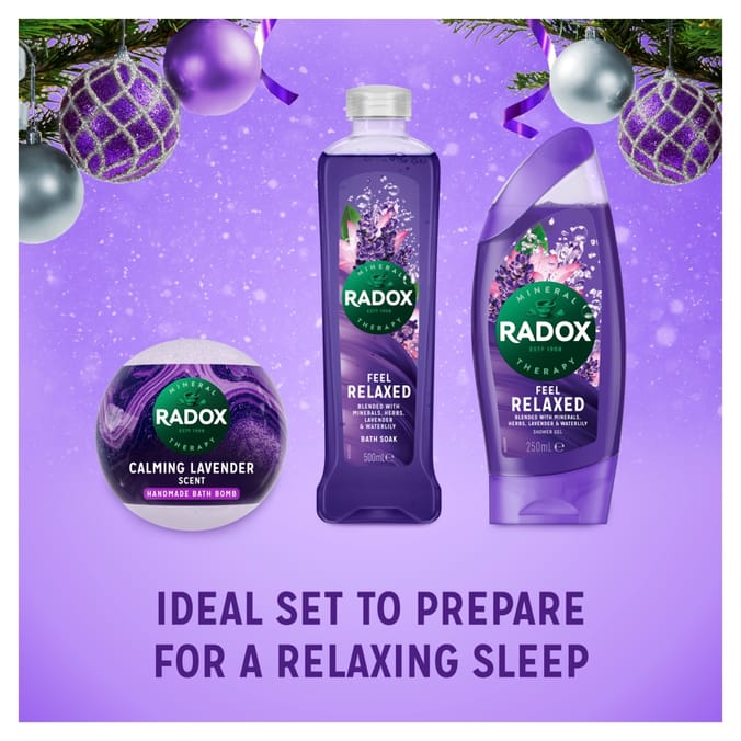 Radox Relaxing Sleep Collection 3 Piece Gift Set , three mask sleeping