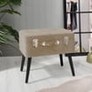 Home Collections: Decorative Storage Ottoman - Beige