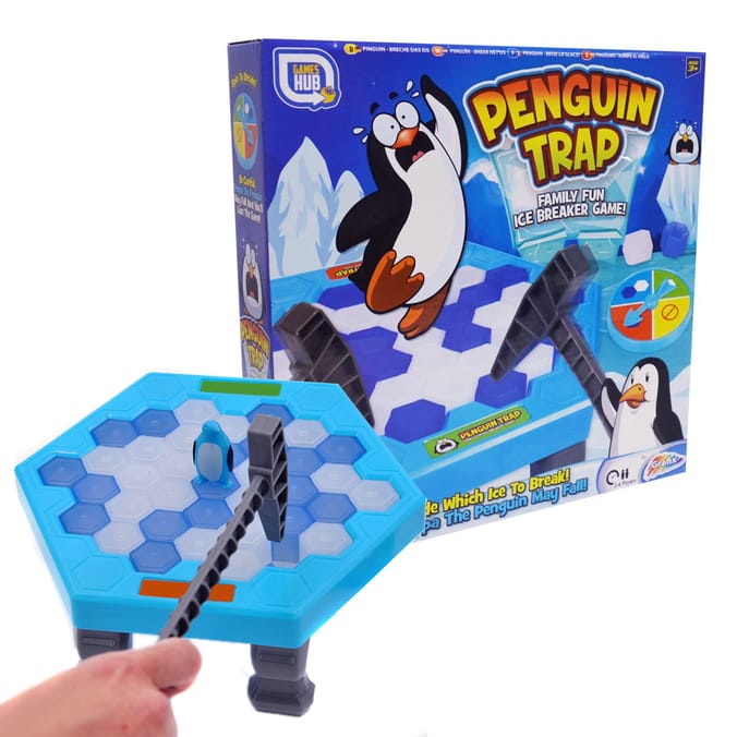 Games Hub Penguin Trap Game, board, family, gift, present,presents
