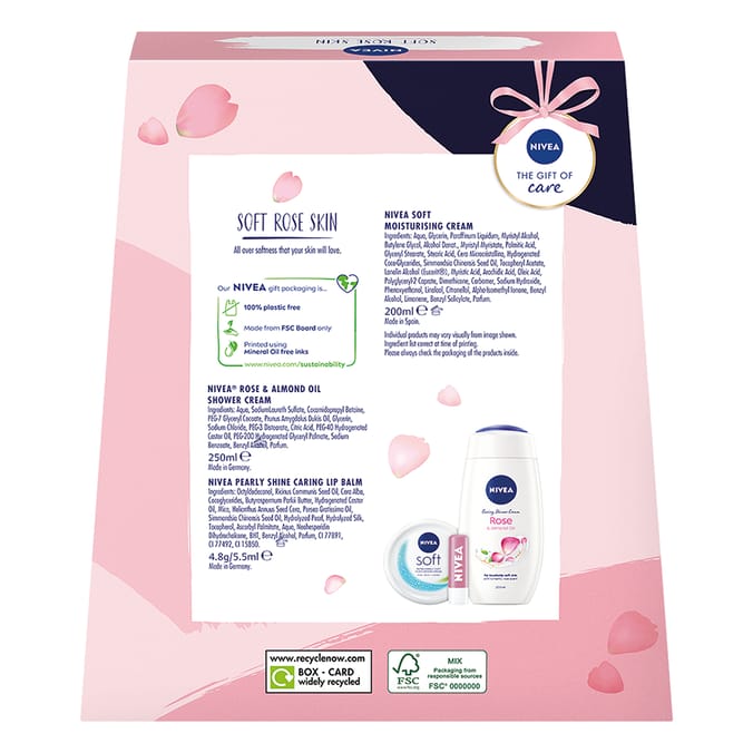 Nivea: Soft Rose Skin Gift Set