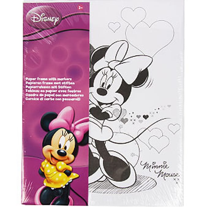 Disney Paper frame Minnie Mouse Canvas Home Bargains
