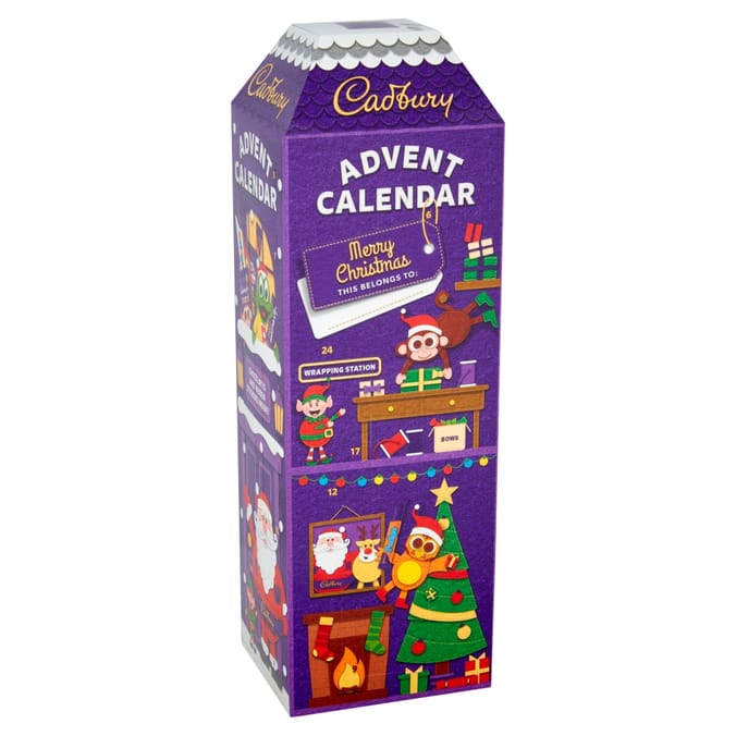 Cadburys 3D Advent Calender, Christmas, festive, countdown, advent