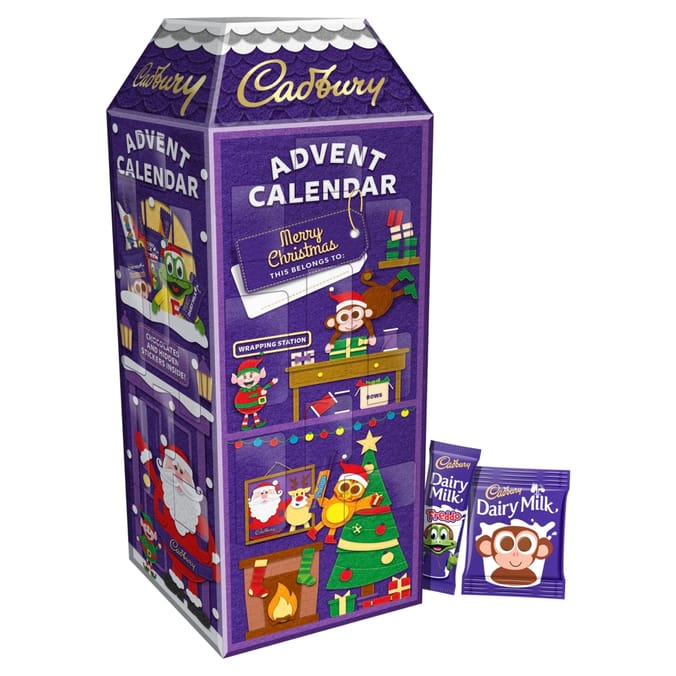 Cadburys 3D Advent Calender, Christmas, festive, countdown, advent