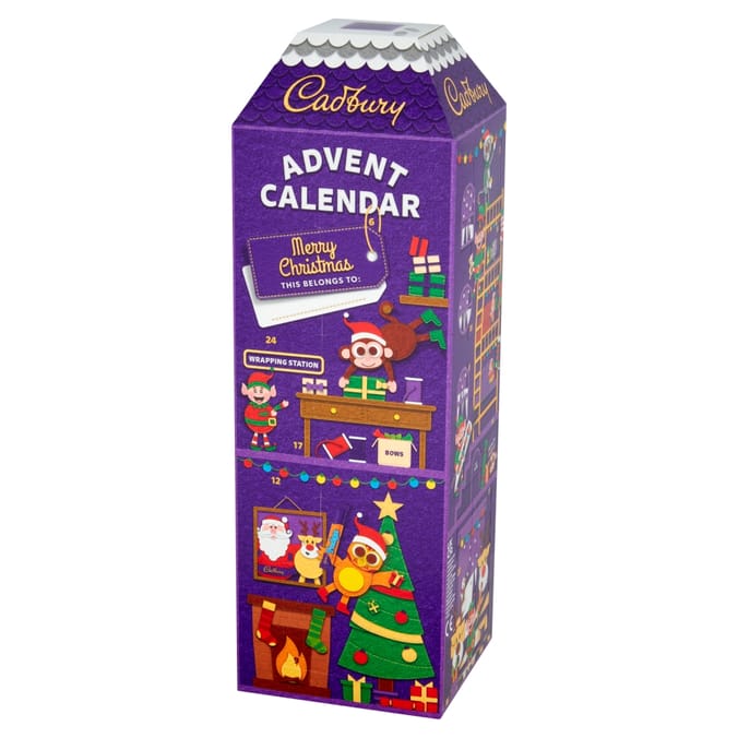 Cadburys 3D Advent Calender, Christmas, festive, countdown, advent