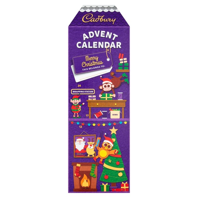Cadburys 3D Advent Calender, Christmas, festive, countdown, advent