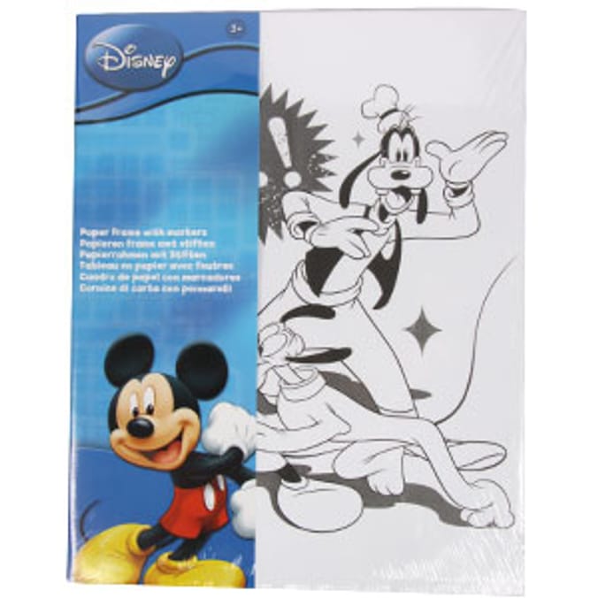 Disney Paper Frame Mickey Mouse Canvas Home Bargains