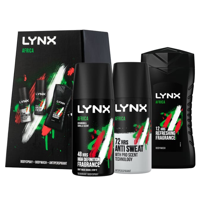 Lynx africa gift clearance set