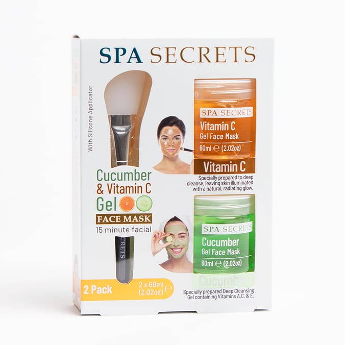 Spa Secrets: Vitamin C & Cucumber Gel Face Mask Duo Gift Set