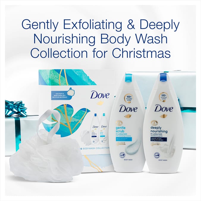 Dove Gently Nourishing Body Wash Collection Gift Set, gifts sets