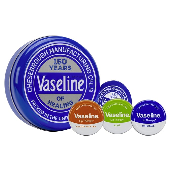 Vaseline Original Selection Tin Gift Set 3 Piece, pieces sets tins giftsets, gifting womens