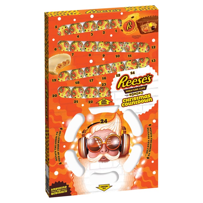 Reese's Miniature Cups Stuffed with Pieces Christmas Countdown Advent