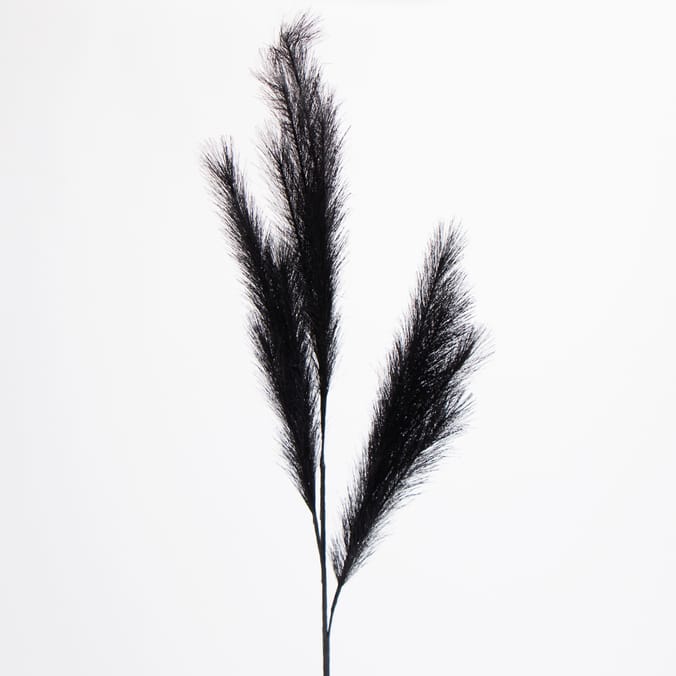 Forever Faux Black Pampas Grass 5 Pack, five pampaes artificial fake