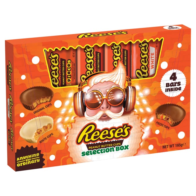 Reese's Peanut Butter Cups Selection Box 165g (Case of 8), pieces