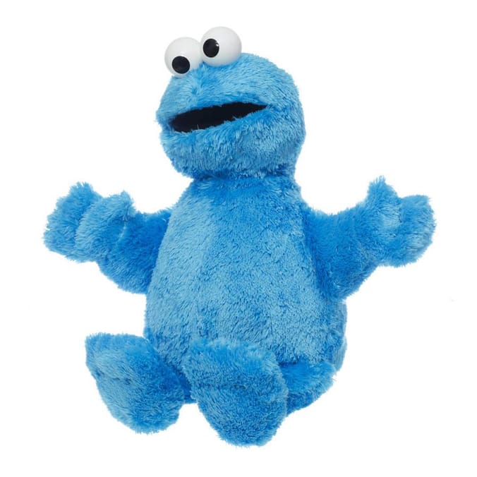 Cookie monster 2024 plush toy