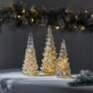 Home Collections: Set of 3 LED Glass Trees