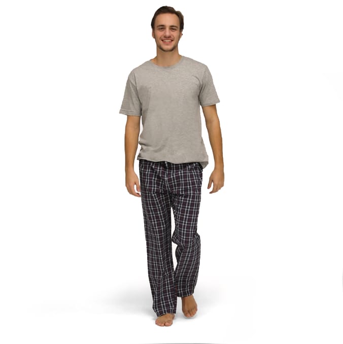 Jeff&Co by Jeff Banks: Men's Grey T-Shirt & Long Bottoms Pyjamas ...