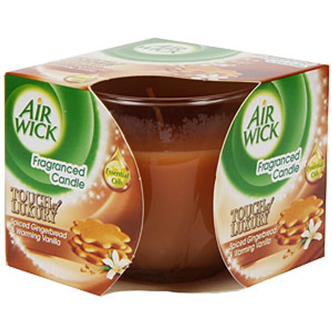 Air Wick Fragranced Candle: Gingerbread And Vanilla