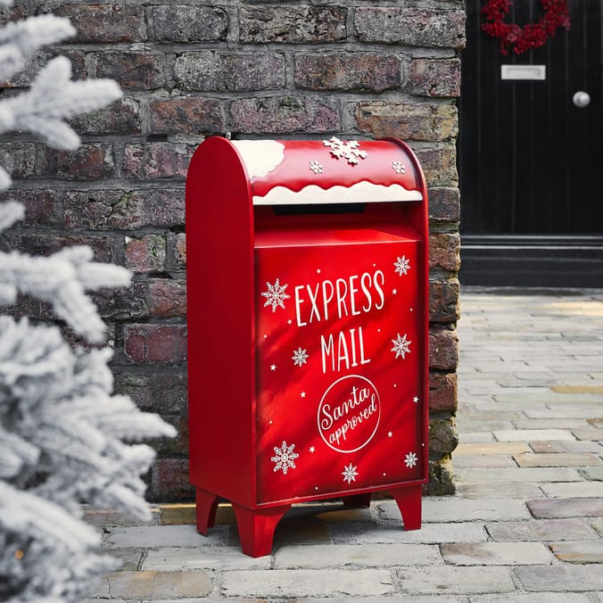 Festive Feeling Large US Style Mail Box, mailboxes, red traditional
