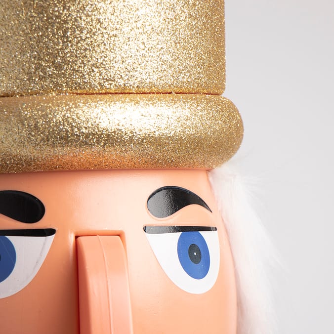 Festive Feeling 1m Singing Nutcracker with Moving Arms & Mouth Red