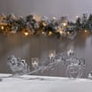 Home Collections: Santa Sleigh & Reindeer Candle Holder