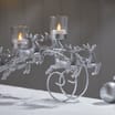 Home Collections: Santa Sleigh & Reindeer Candle Holder