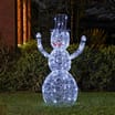 Prestige: Mains Operated Light-Up Acrylic Snowman