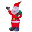 Prestige: Self Inflating Light-Up Santa 6ft