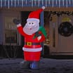 Prestige: Self Inflating Light-Up Santa 6ft