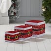 Festive Feeling: Set of 3 Light Up Parcels