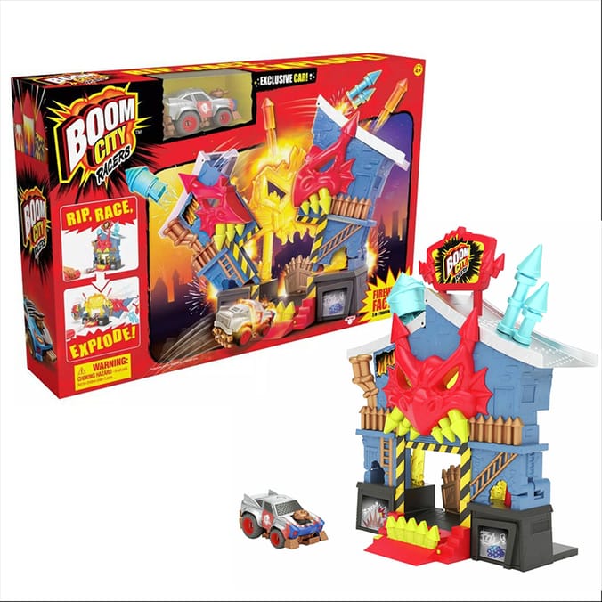 Boom City Racers: Fireworks Factory Playset