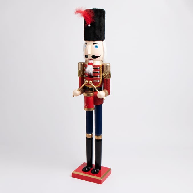 Festive Feeling Extra Large Nutcracker Red decoration, decorations, nutcrackers, tall, 3