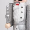 Festive Feeling: Extra Large Nutcracker - Silver