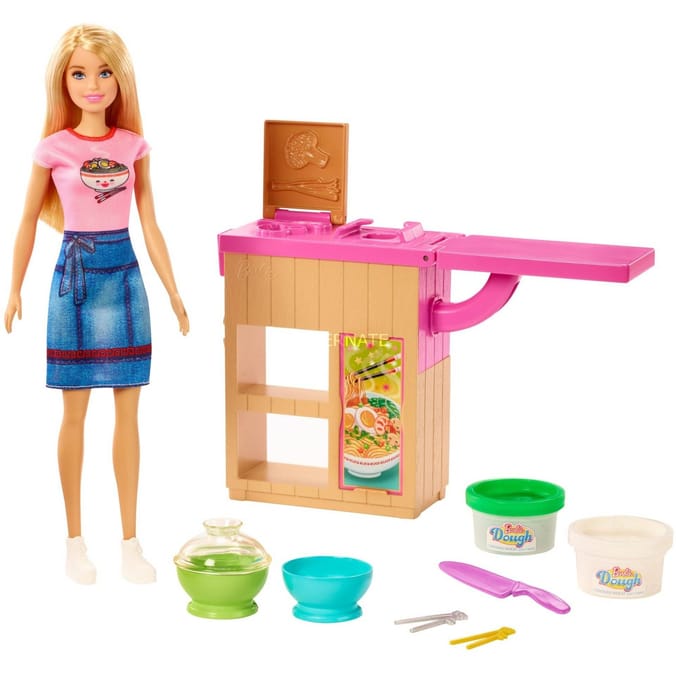 Barbie doll cooking food sales