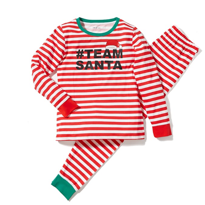 Made By Elves: Ladies #TeamSanta Pyjamas, family matching pjs pyjamas sets  elfs red stripes team santa christmas xmas eve womens women's lady's  feminine 10193402, 11193401 12193400 13193409 14193408, team, santa