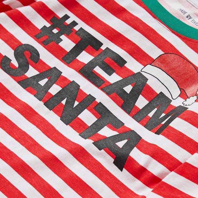 Made By Elves: Ladies #TeamSanta Pyjamas, family matching pjs pyjamas sets  elfs red stripes team santa christmas xmas eve womens women's lady's  feminine 10193402, 11193401 12193400 13193409 14193408, team, santa