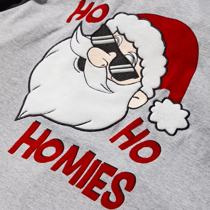 Festive Fun Ho Ho Homies Pyjamas Men's, mens pjs pyjama's, cool