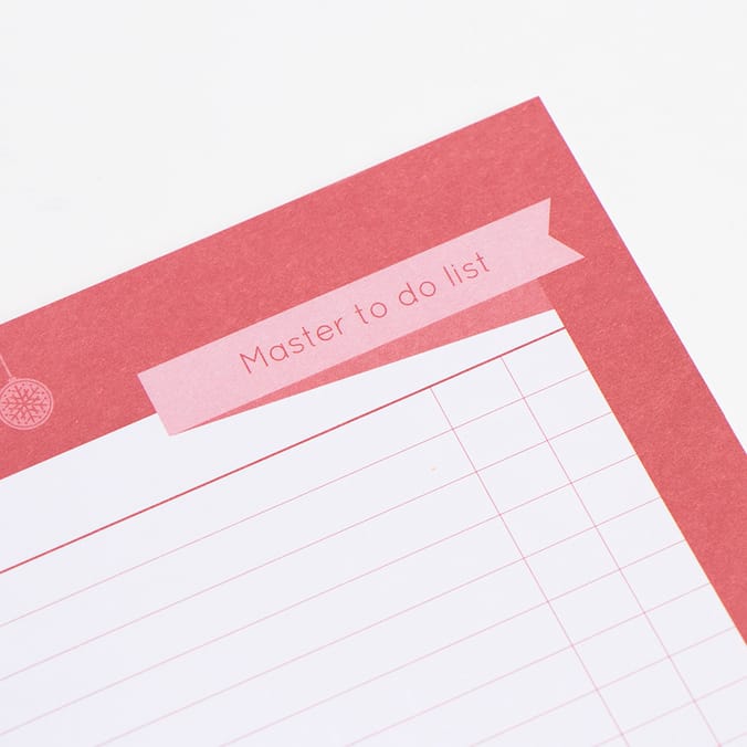 Christmas Planner Notepad Set, planning organisation, note pads sets