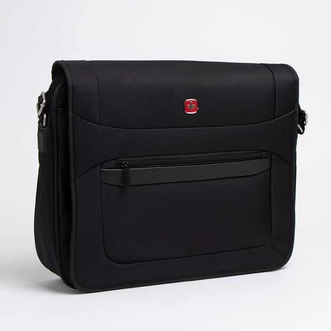 Wenger Messenger Laptop Bag, bags laptops messengers straps black