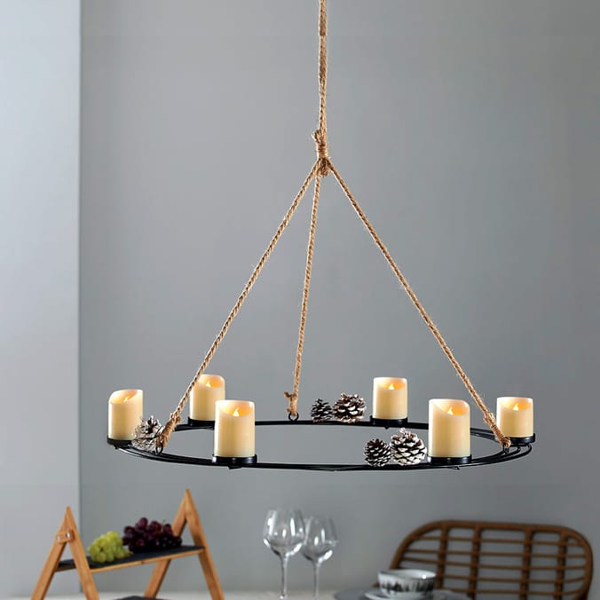 Ceiling hanging candle deals holders