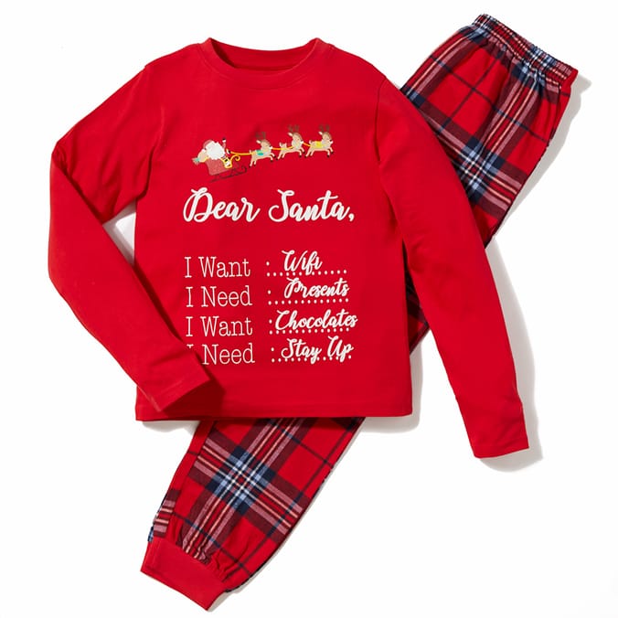 Home bargains cheap family christmas pyjamas